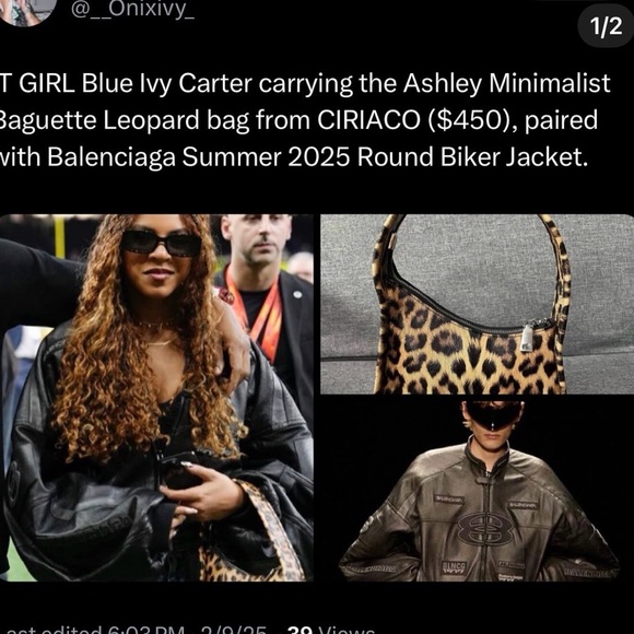 CIRIACO Leopard Print Women's Bag - Picture 10 of 11